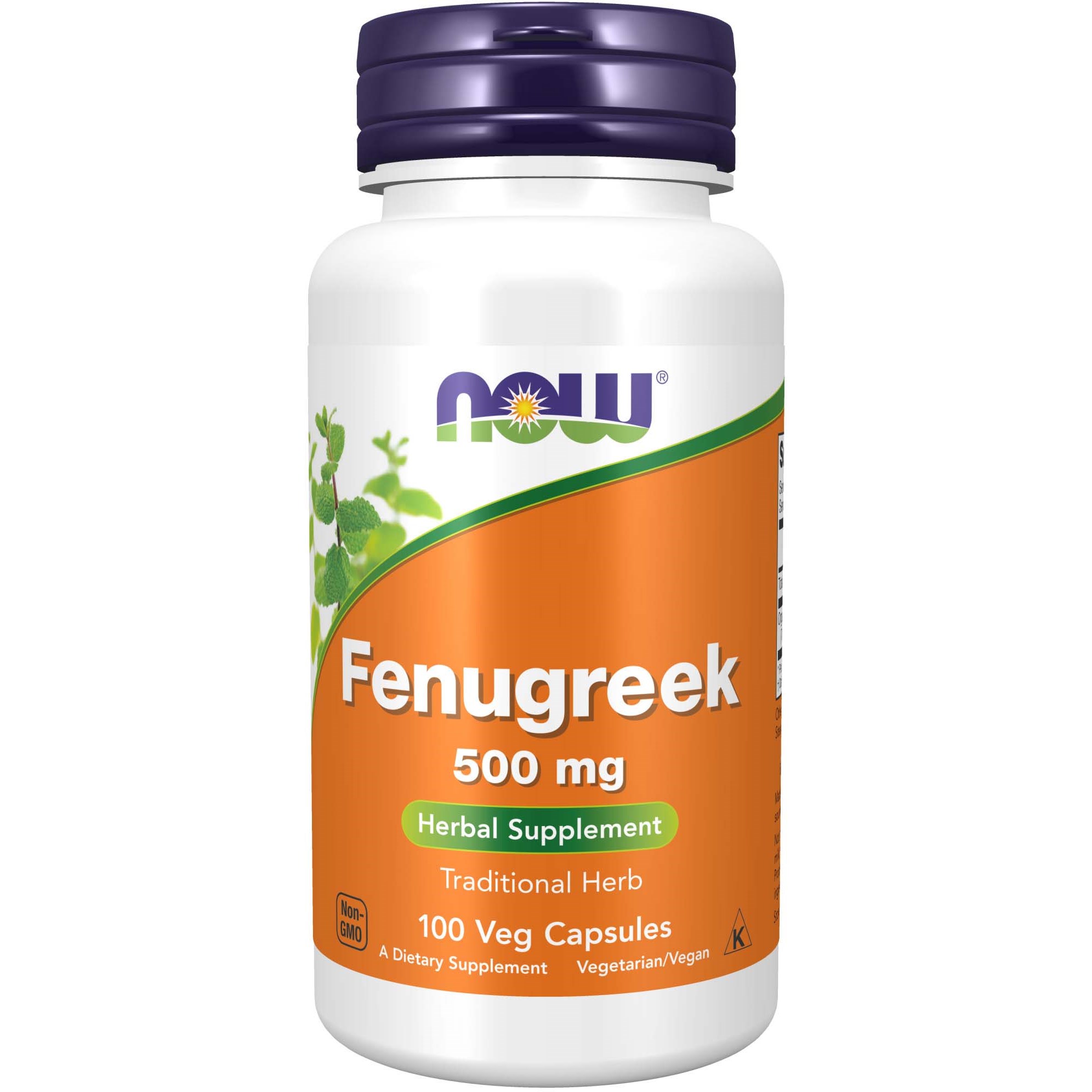 NOW   Fenugreek 500Mg 100 st