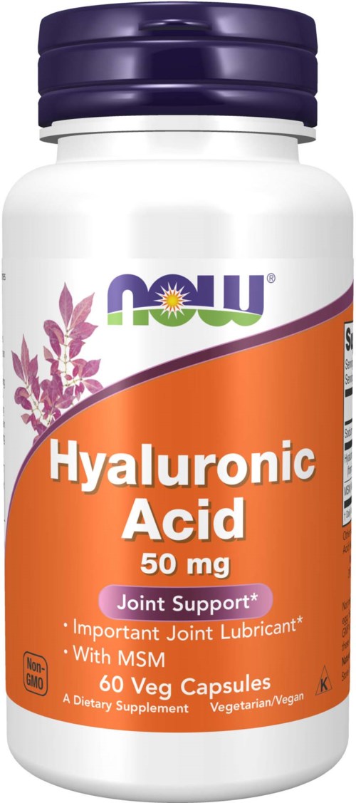 NOW Hyaluronic Acid 50Mg + Msm 60 st
