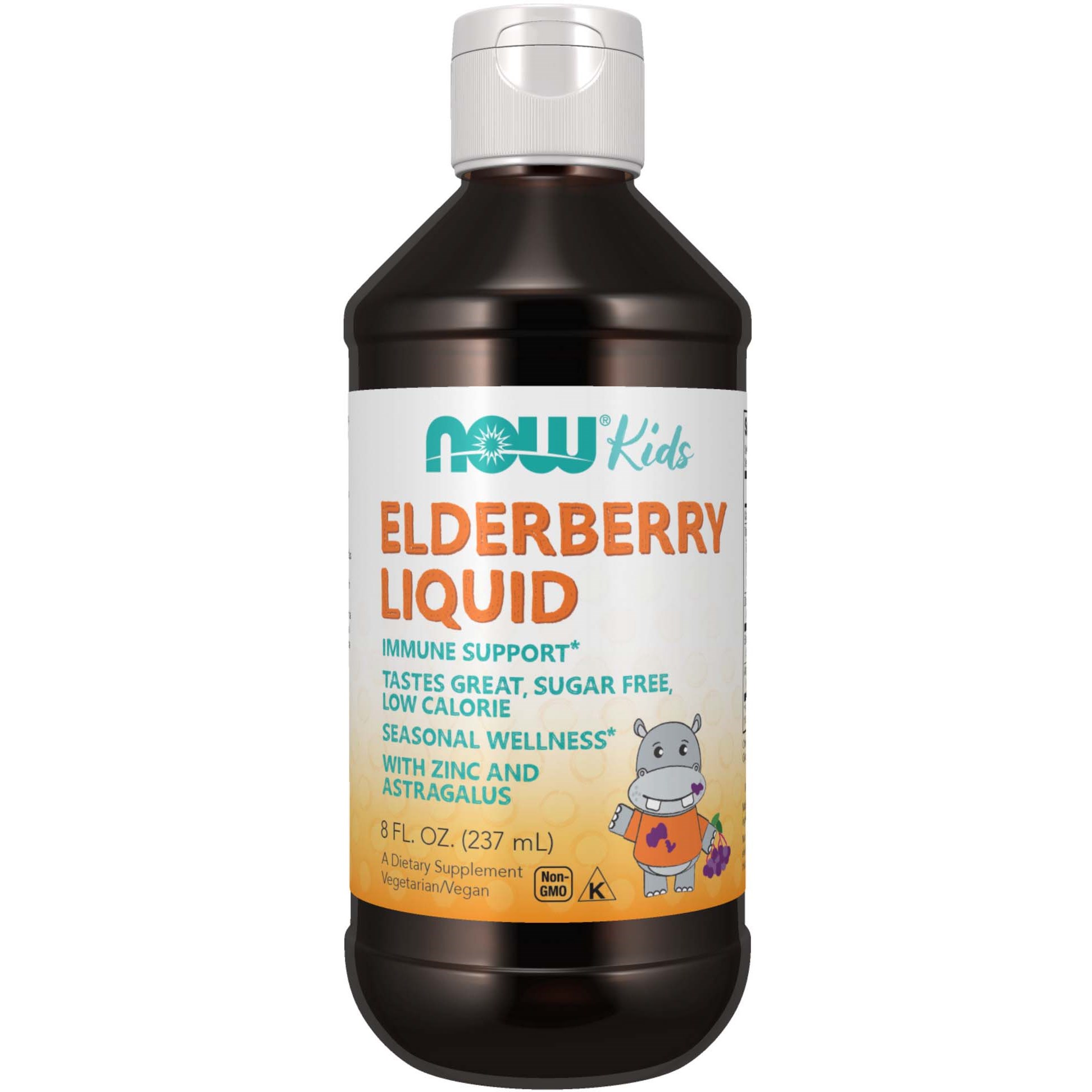 NOW   Kid Liquid Elderberry 237 ml