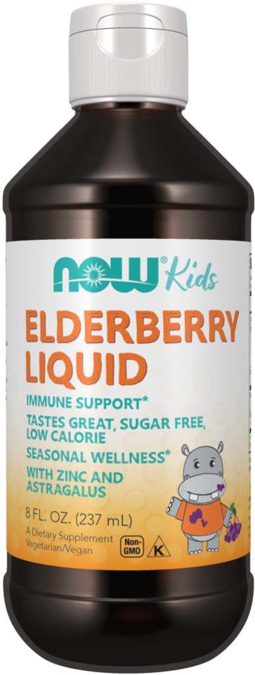 NOW  Kid Liquid Elderberry 237Ml