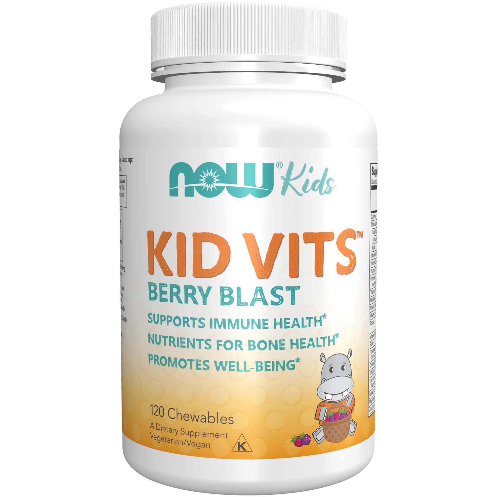 NOW   Kid Vits Berry Blast 120 st