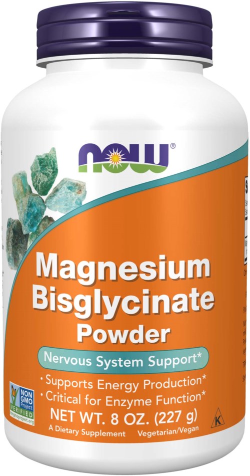 NOW Magnesium Bisglycinate Powder 227 g