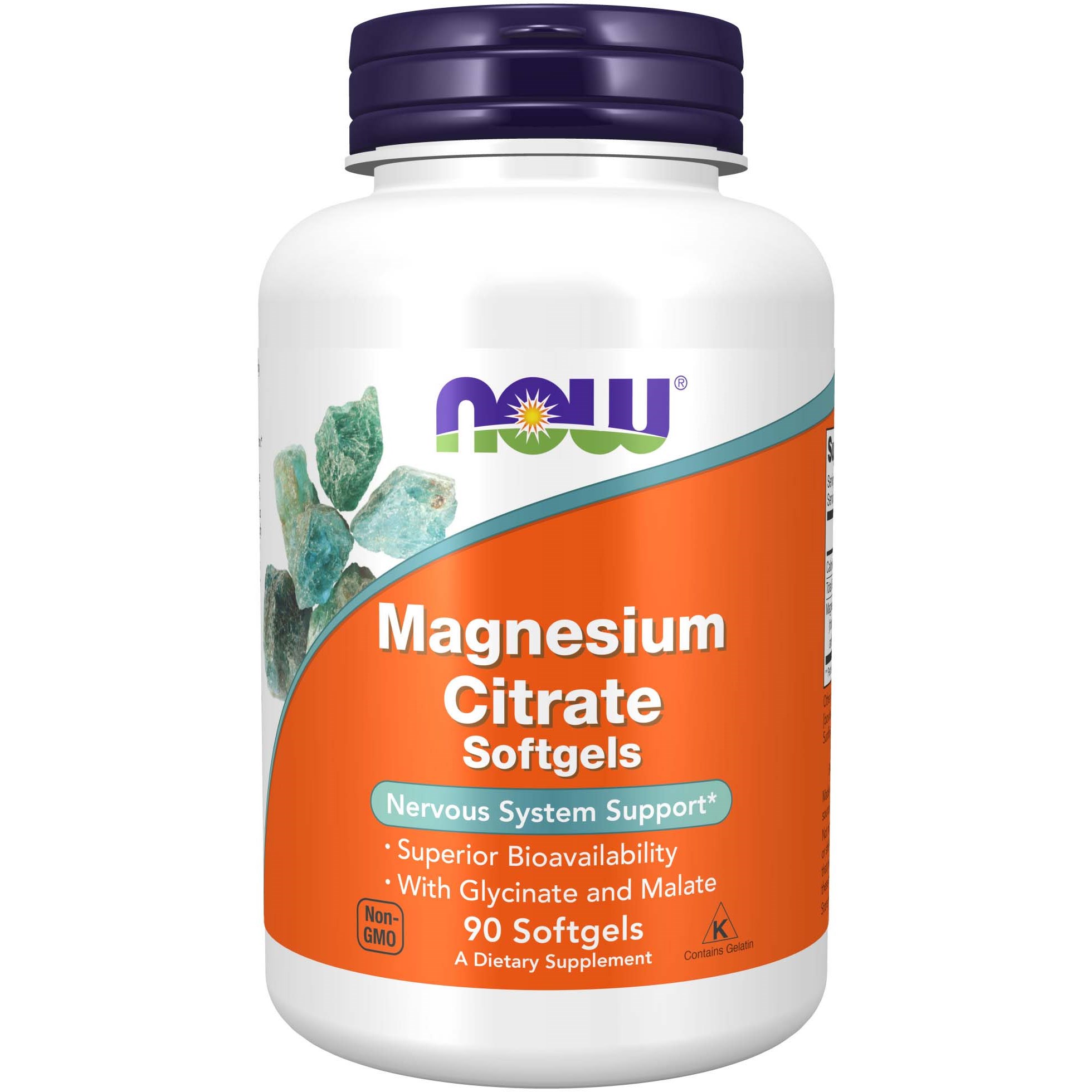 NOW   Magnesium Citrate 134Mg  90 st