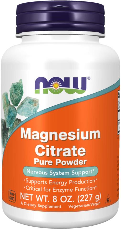 NOW  Magnesium Citrate Powder  227Gram