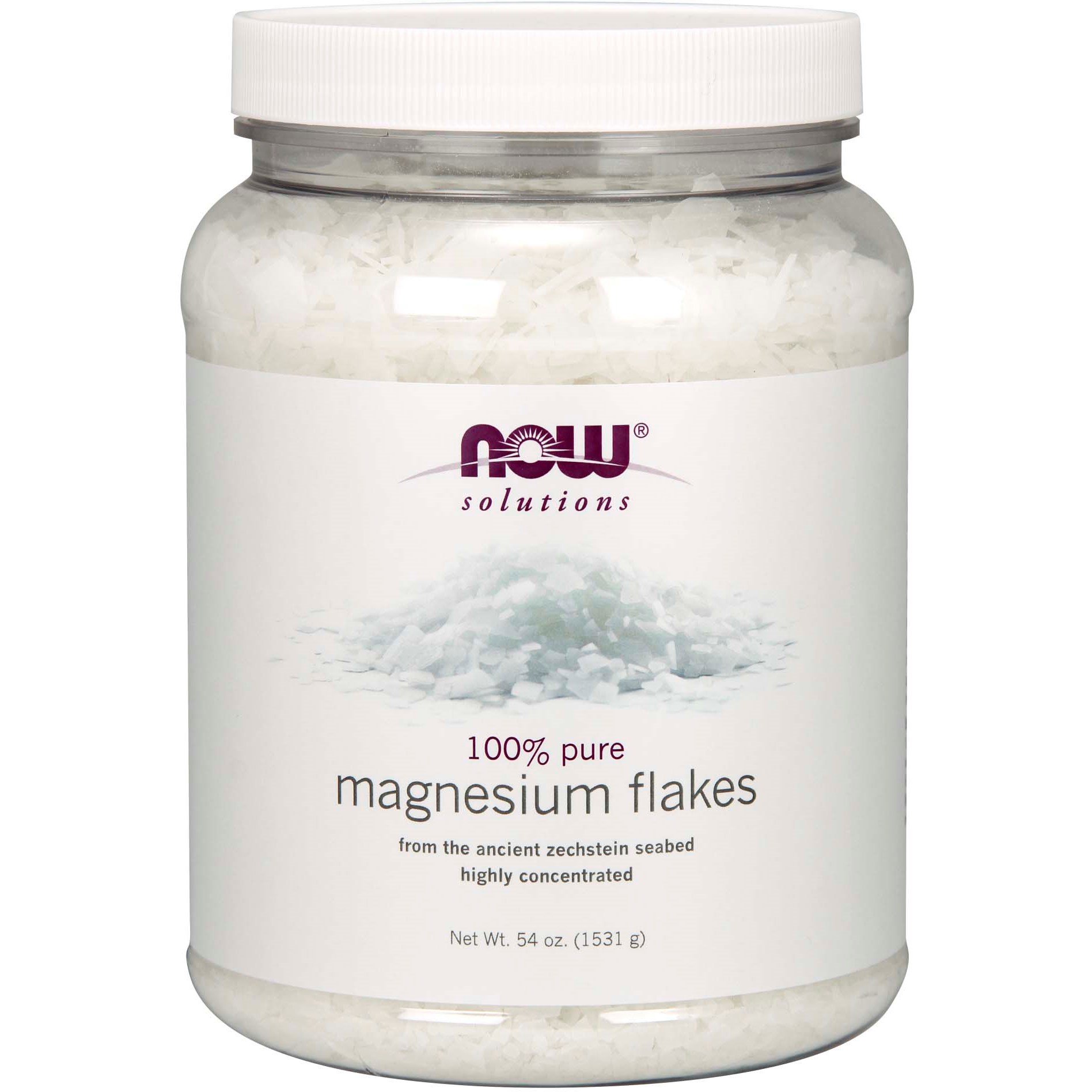 NOW   Magnesium Flakes 1531 g