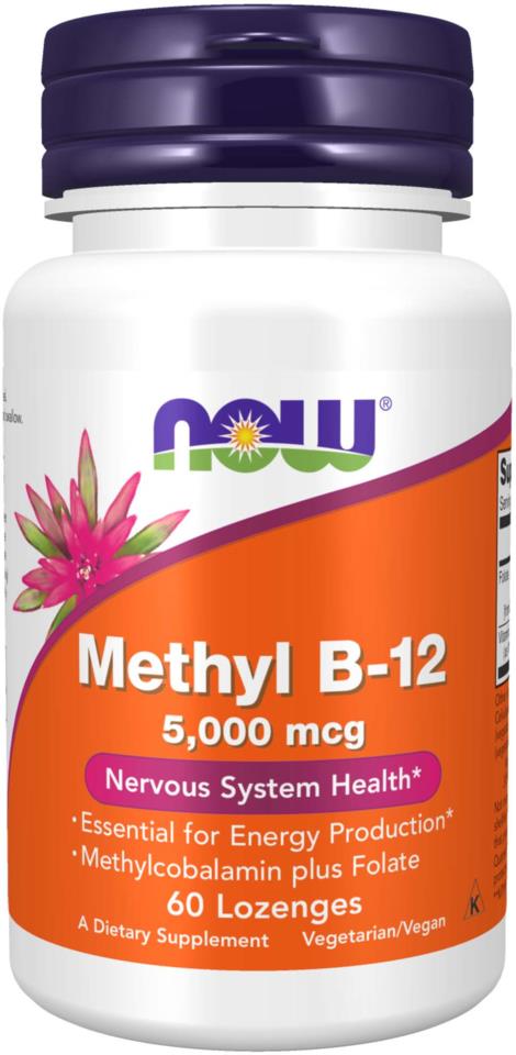NOW  Methyl B-12 5000 Mcg 60 Lozengels