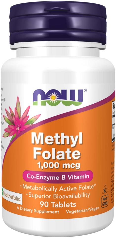NOW  Methyl Folate 1000Mcg 90 Tabs