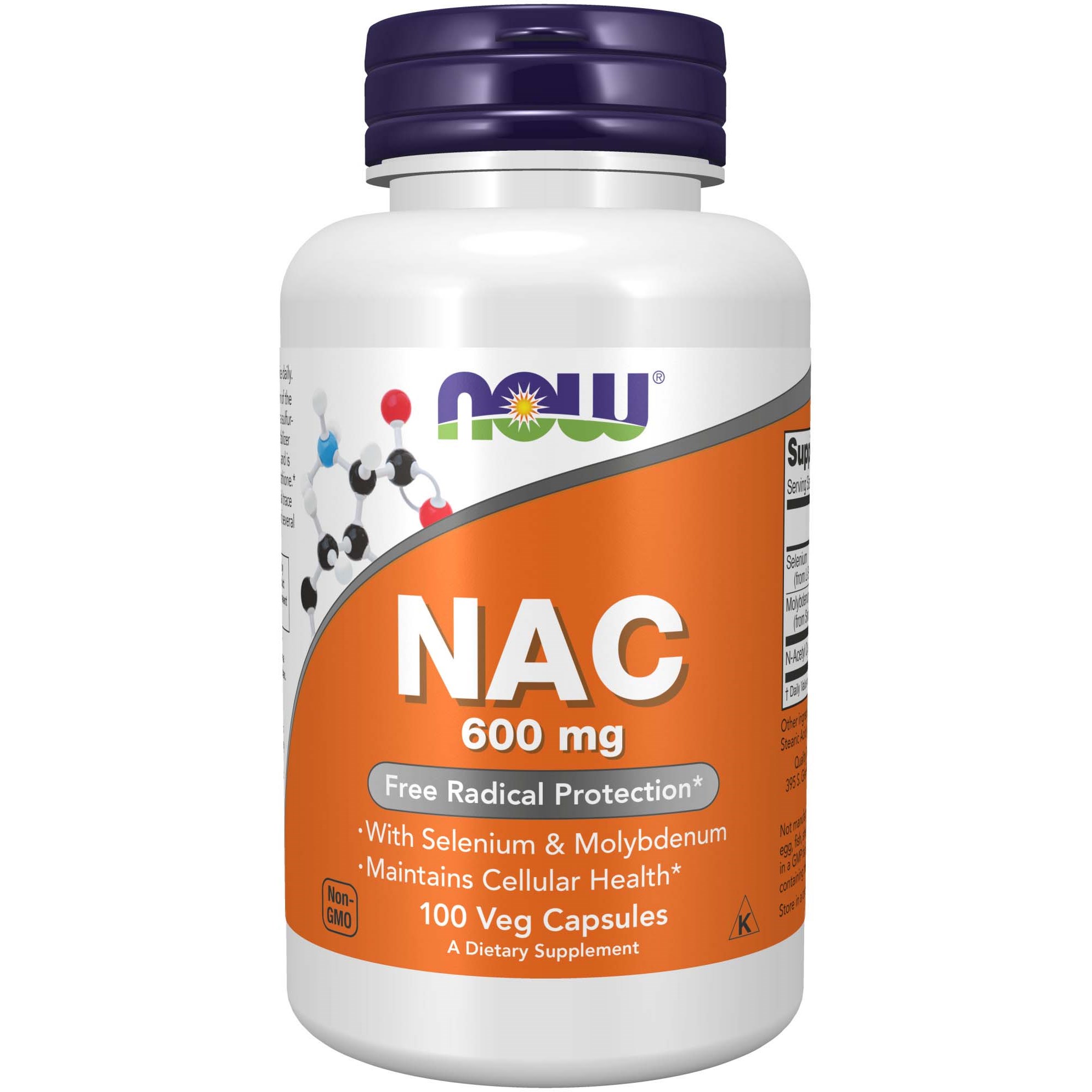 NOW  Nac 600 Mg   100 st