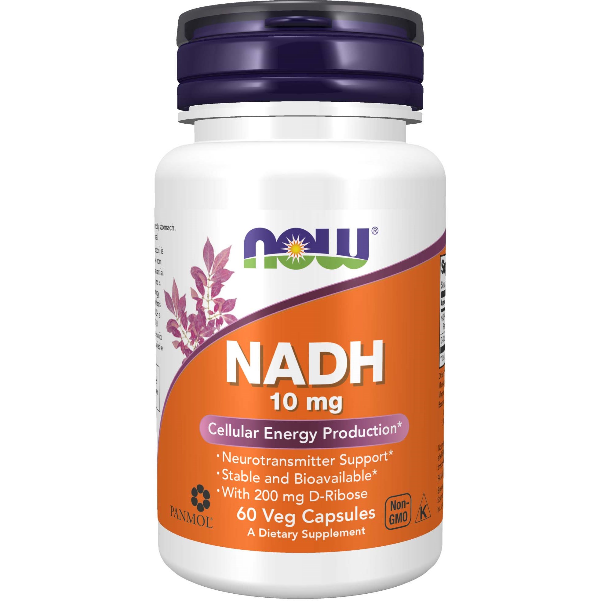 NOW   Nadh 10Mg+200Mg Ribose 60 st