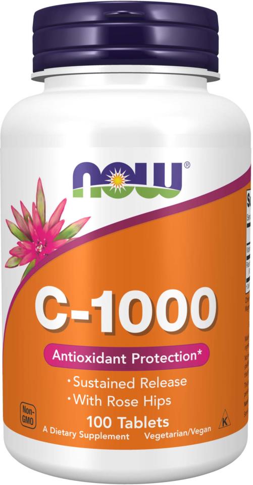 NOW  Vitamin C-1000 Sustained Release  100 Tabletter