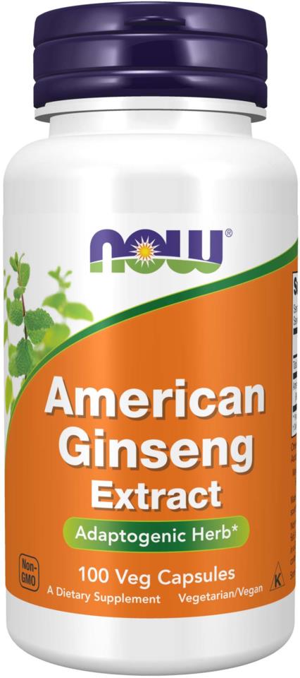 NOW American Ginseng 500 mg 100 st