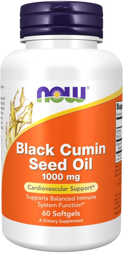 NOW Black Cumin Seed Oil 1000 Mg 60 Caps