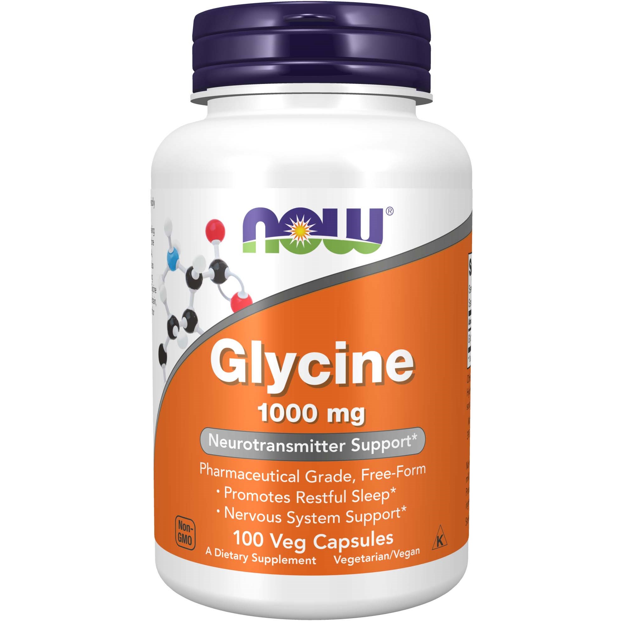 NOW Glycine 1000Mg 100 st