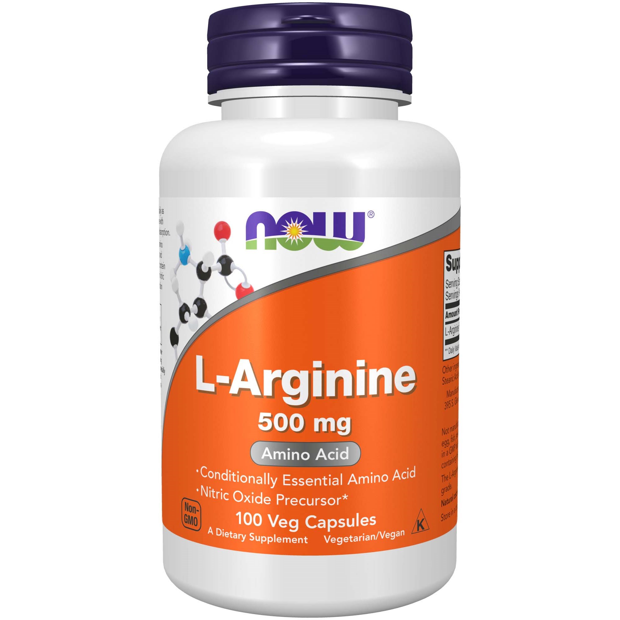 NOW  L-Arginine 500Mg  100 st