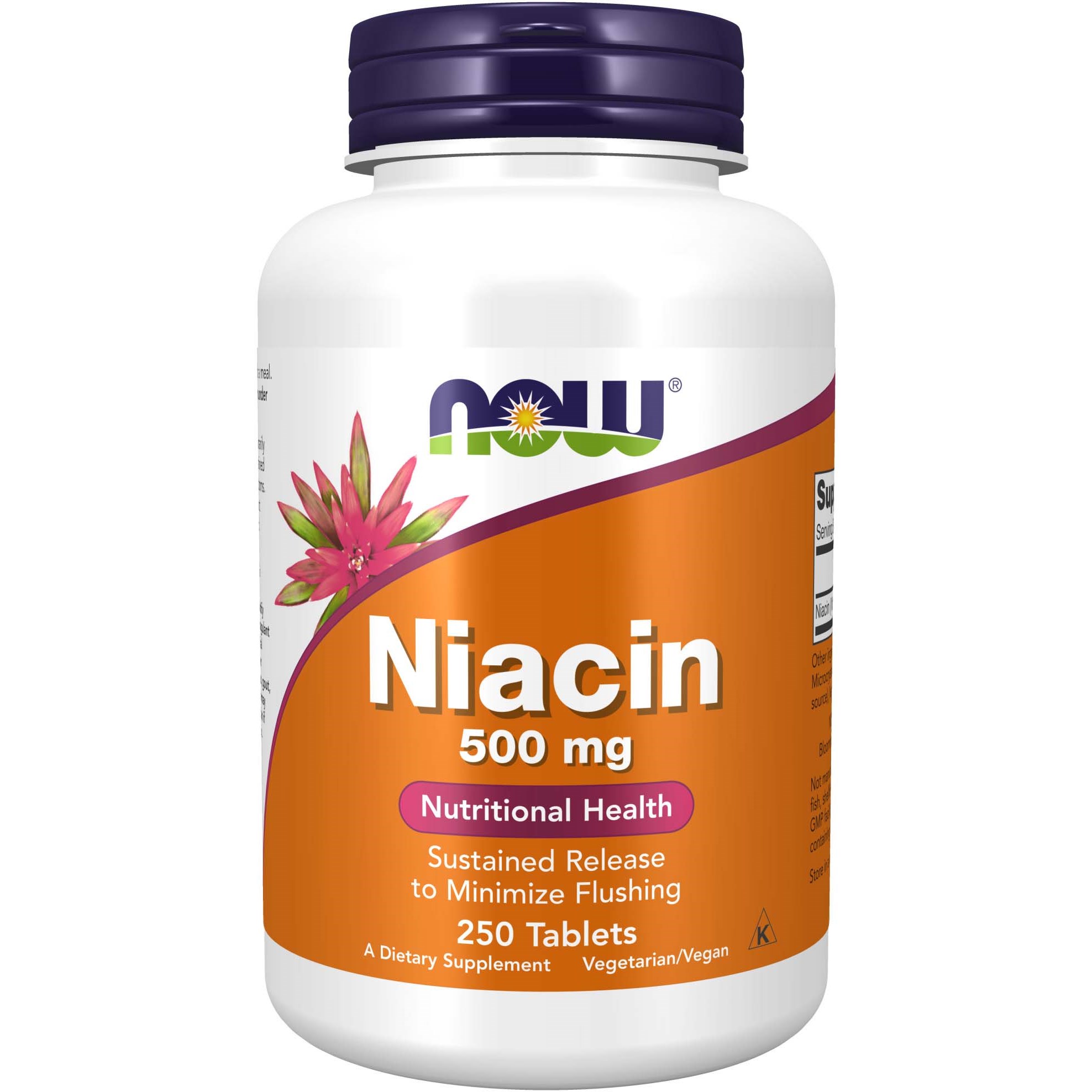 NOW  Niacin Tr 500 Mg  250 st