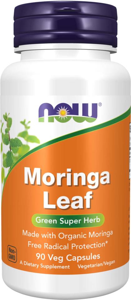 NOW Org Moringa Leaf 400 mg 90 st