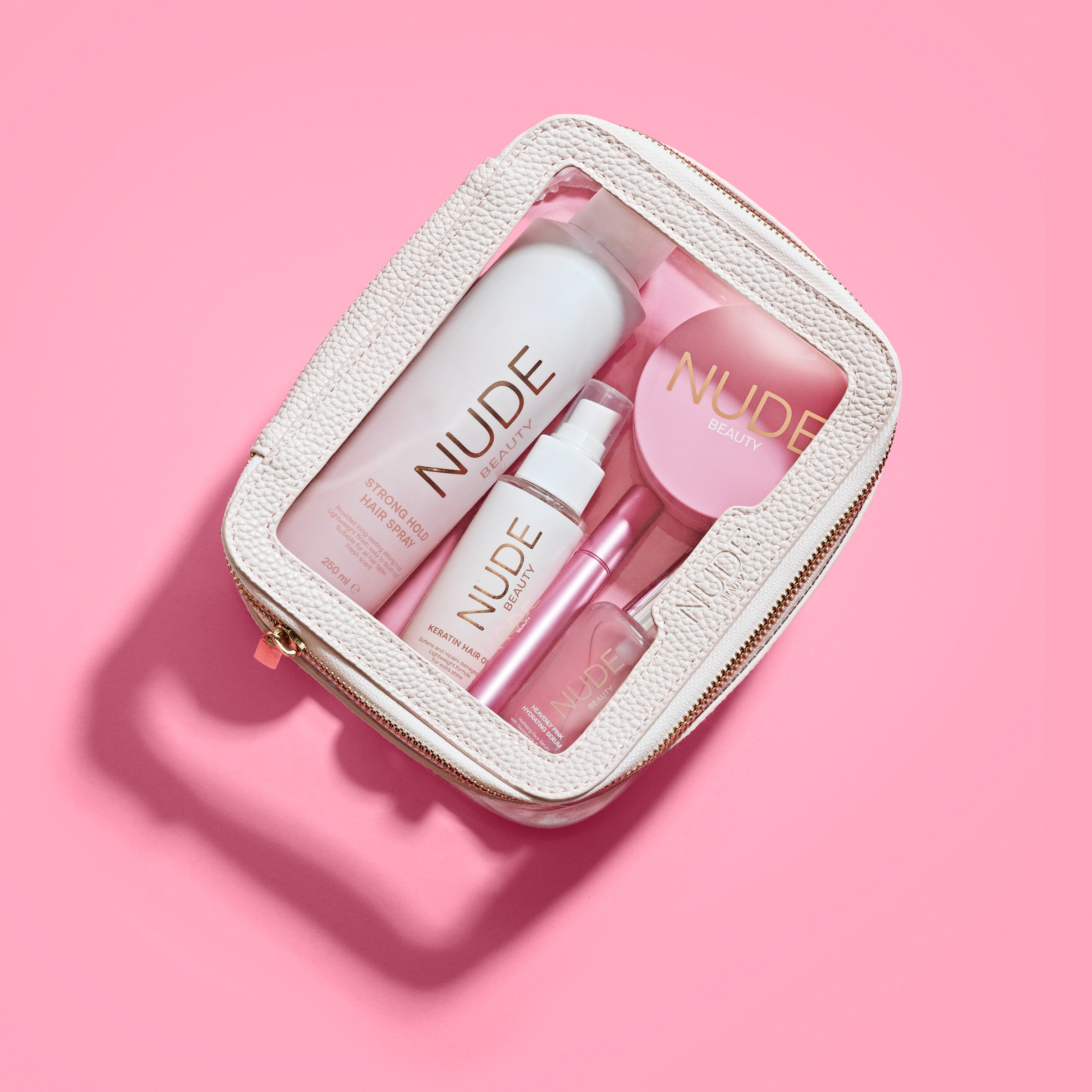 Nude Beauty Travel Bag Medium Pink (obrázok 3)
