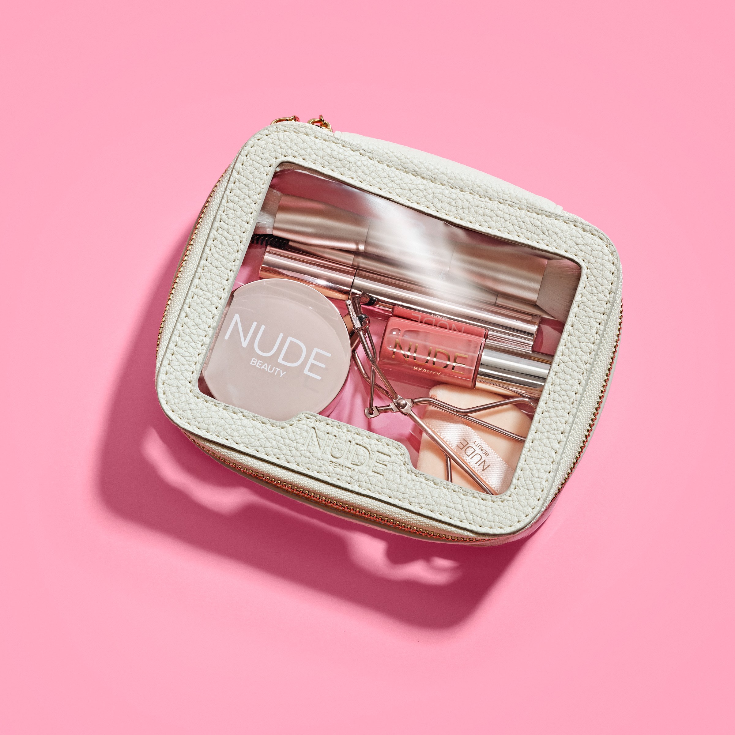 Nude Beauty Travel Bag Small Beige (obrázok 3)