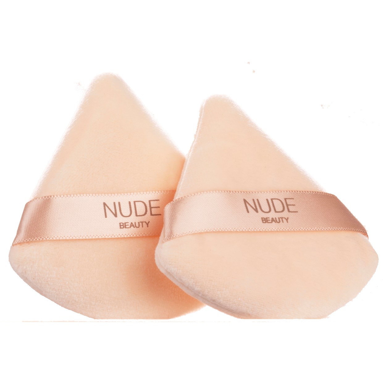 Läs mer om Nude Beauty Triangle Powder Puff Duo