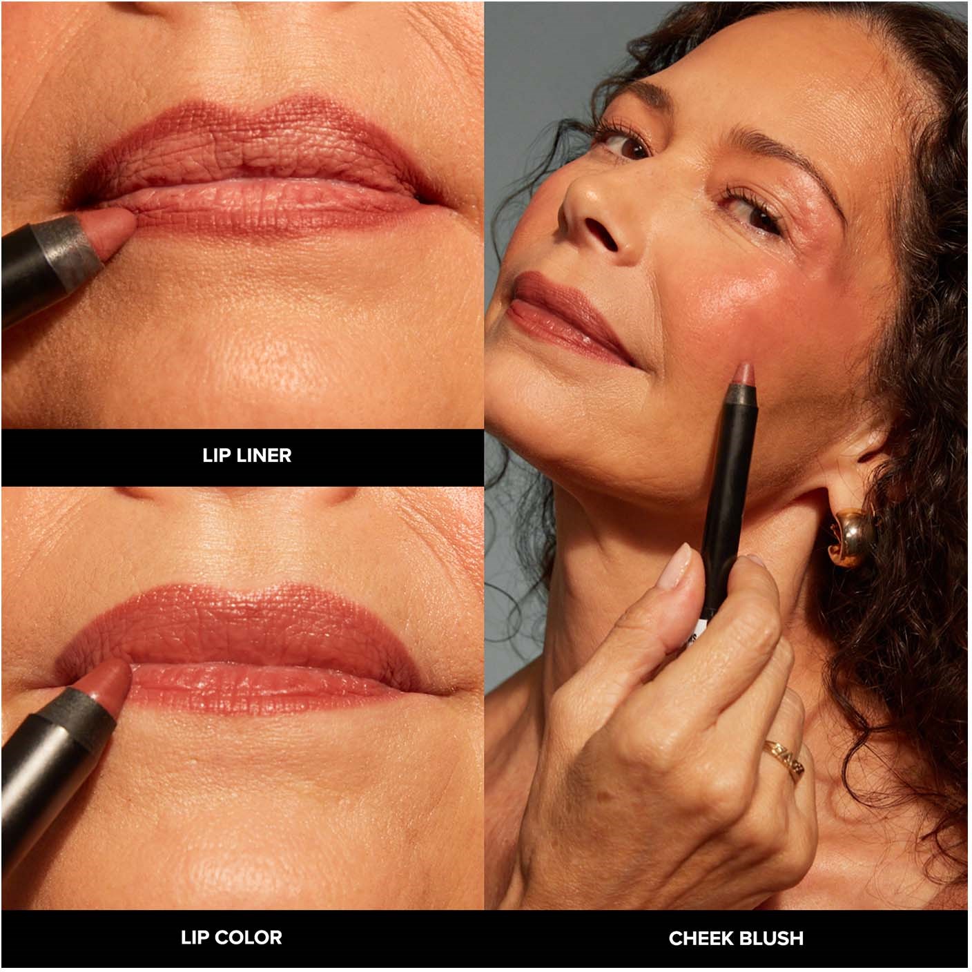 Nudestix Intense Matte Lip + Cheek Pencil Sunkissed Rose 2 (obrázok 3)
