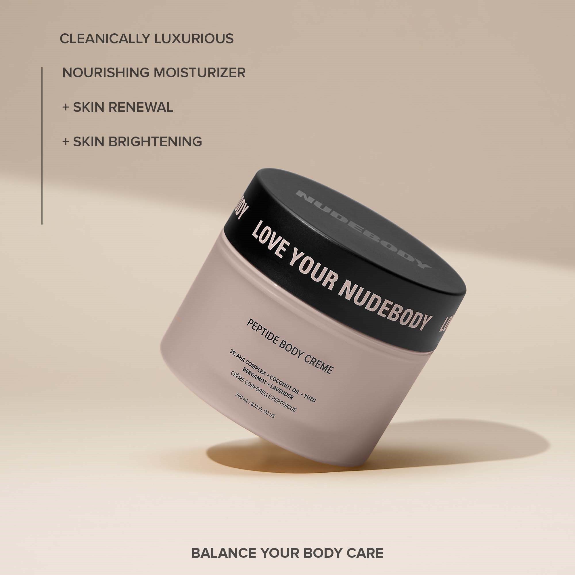 Nudestix Nudebody Peptide Body Creme 240 ml (obrázok 5)