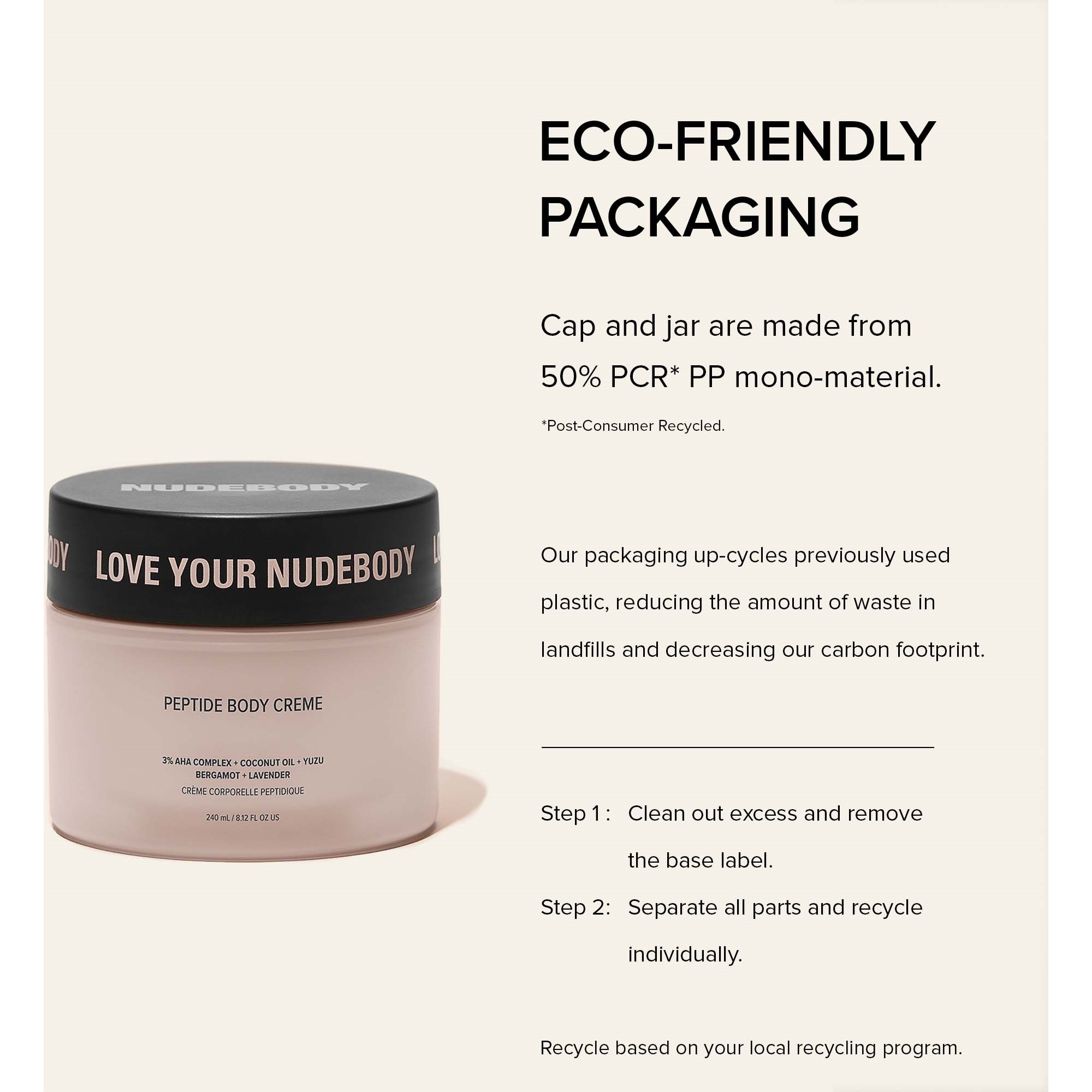 Nudestix Nudebody Peptide Body Creme 240 ml (obrázok 7)