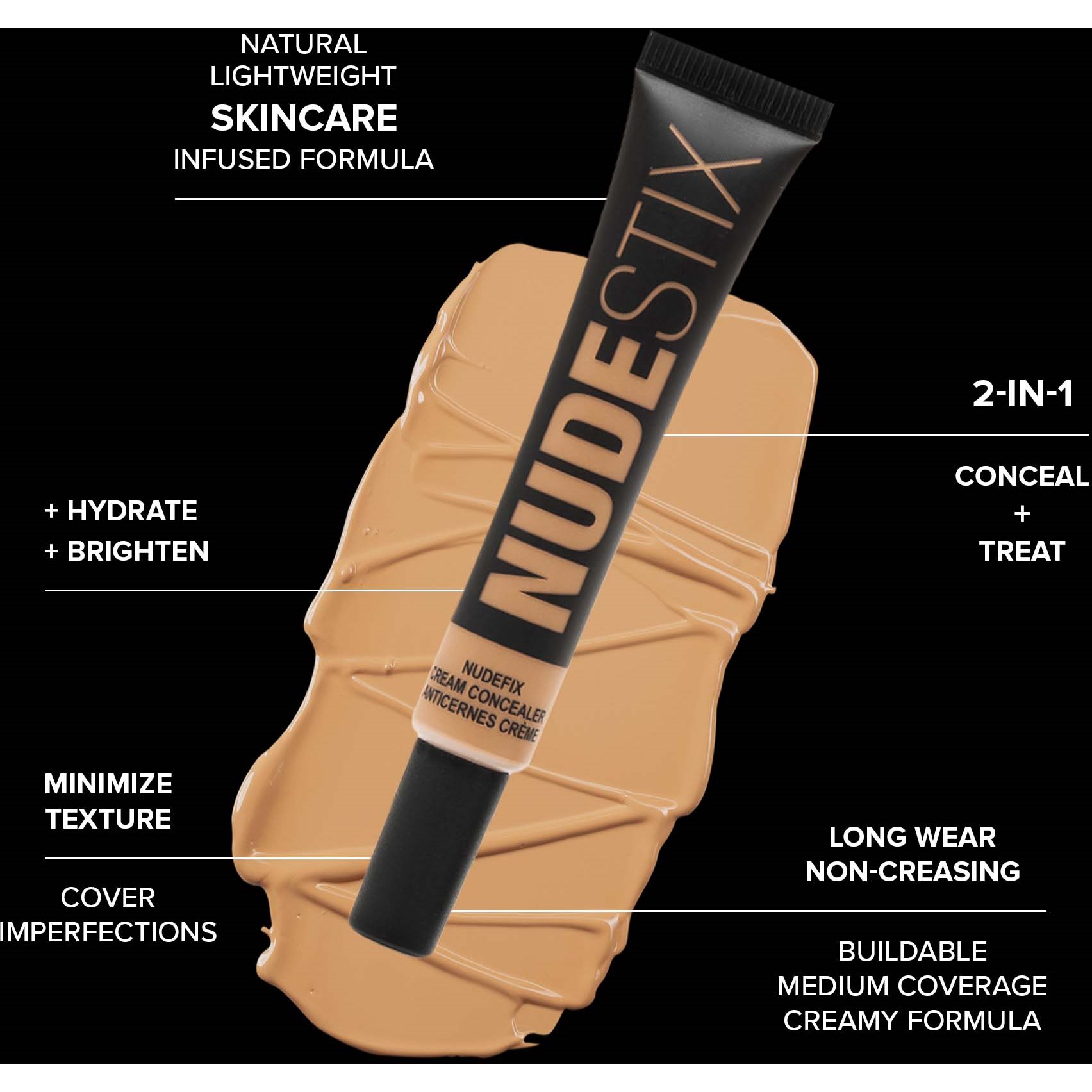 Nudestix Nudefix Cream Concealer Nude 7 (obrázok 4)