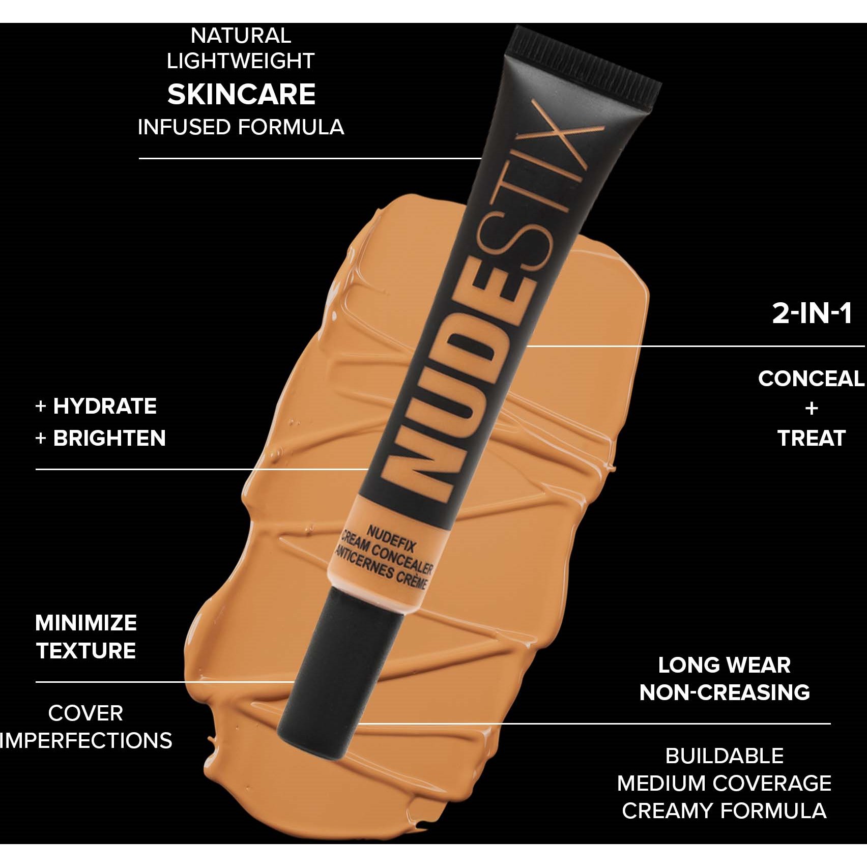 Nudestix Nudefix Cream Concealer Nude 8 (obrázok 4)