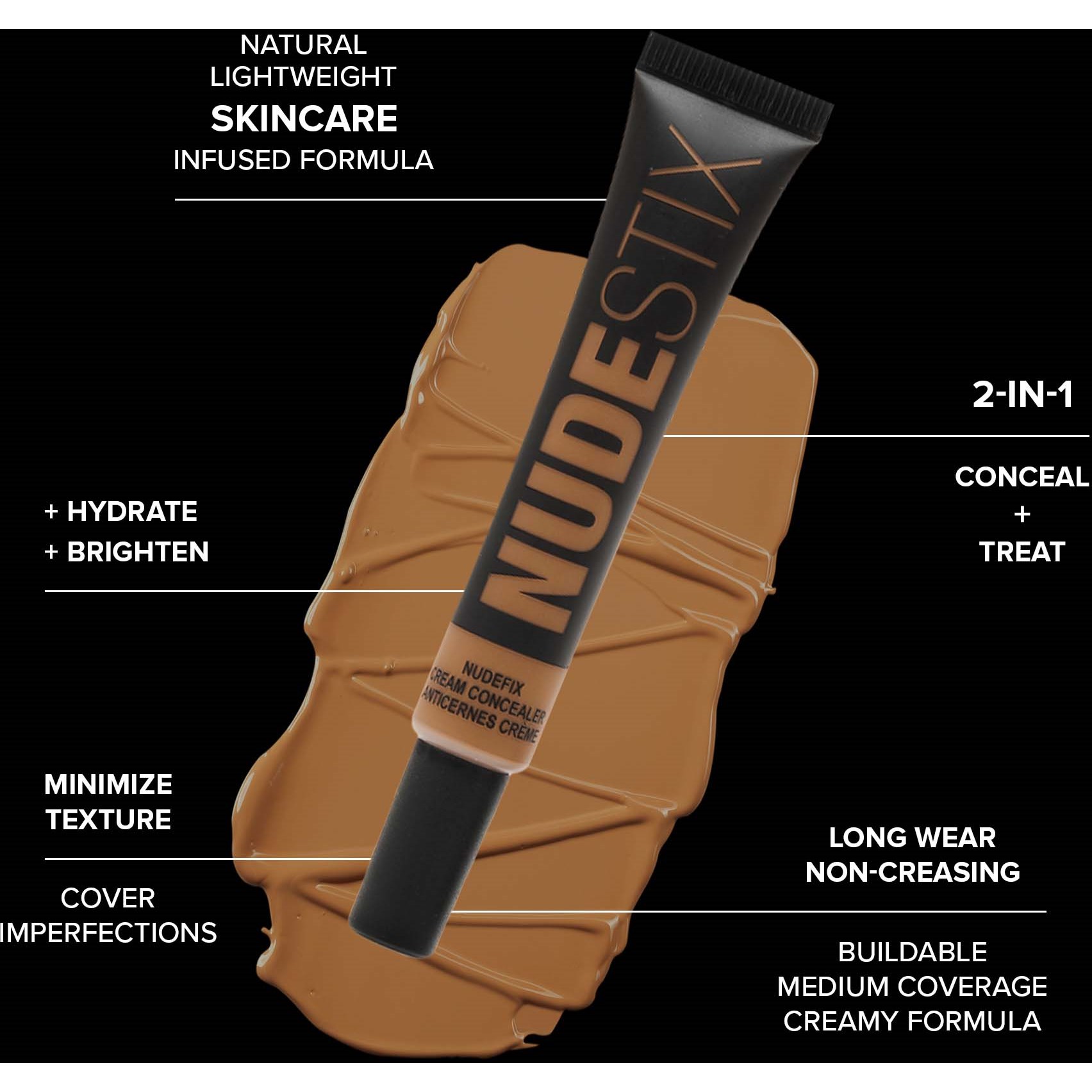 Nudestix Nudefix Cream Concealer Nude 9 (obrázok 4)