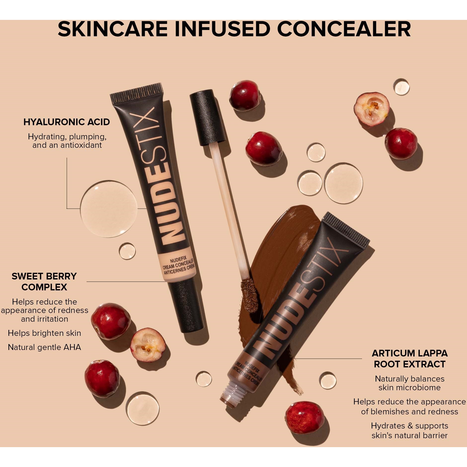 Nudestix Nudefix Cream Concealer Nude 9 (obrázok 5)
