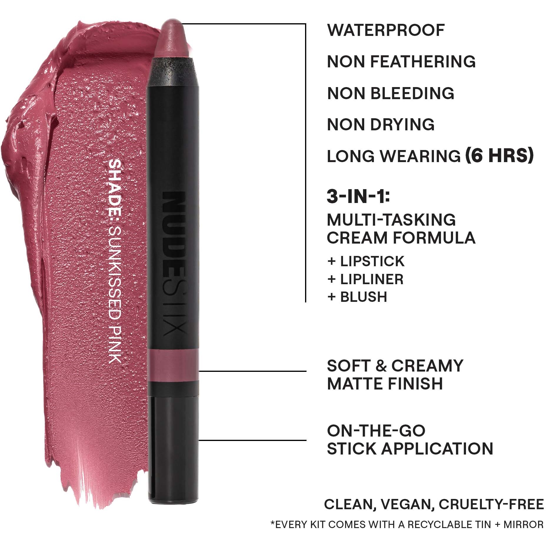Nudestix Nudelove Lip Palette (obrázok 11)