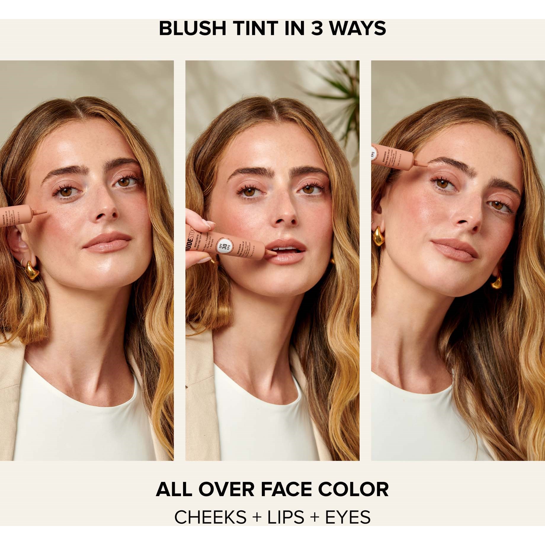 Nudestix Nudescreen Blush Tint SPF 30 Sunkissed (obrázok 5)