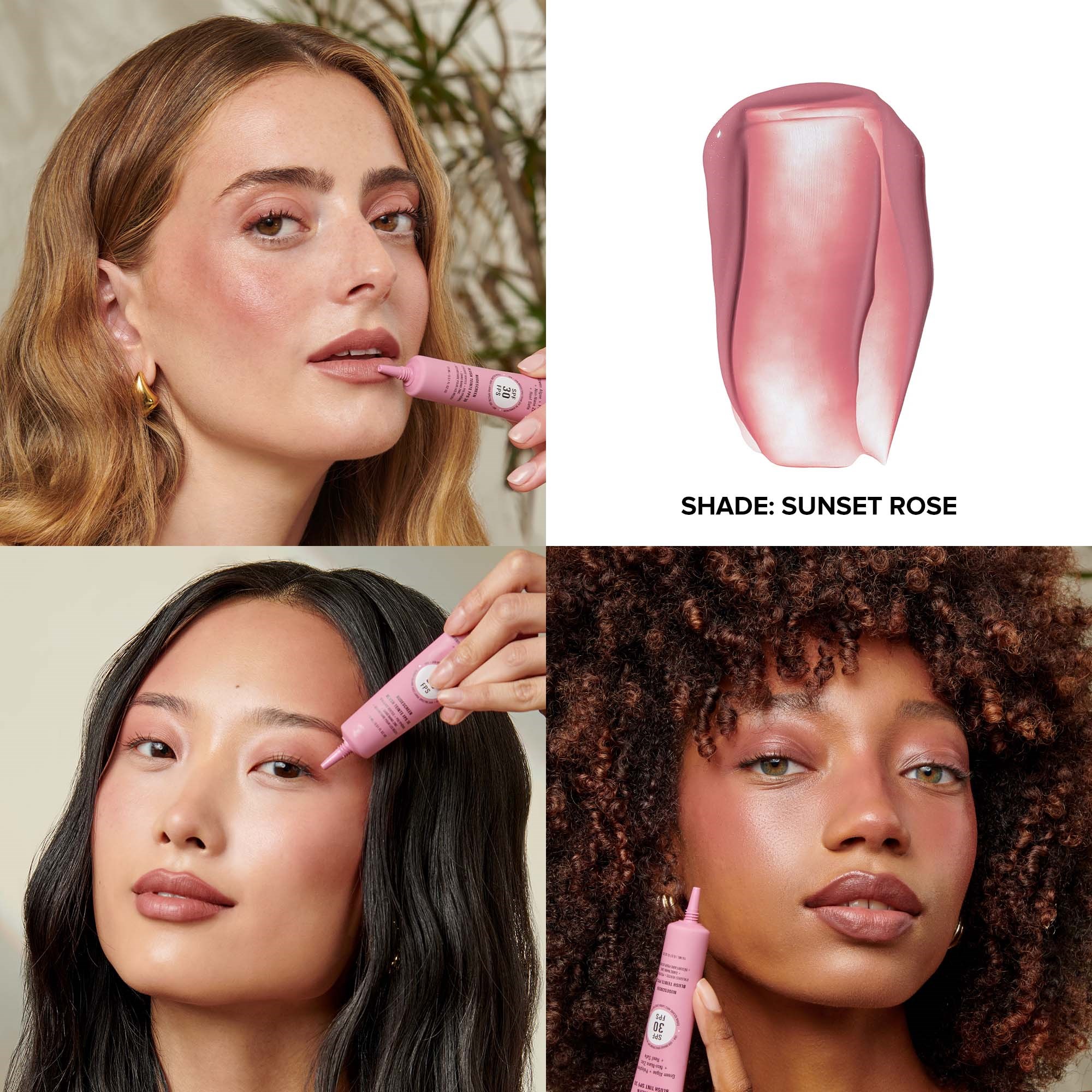 Nudestix Nudescreen Blush Tint SPF 30 Sunset Rose (obrázok 3)