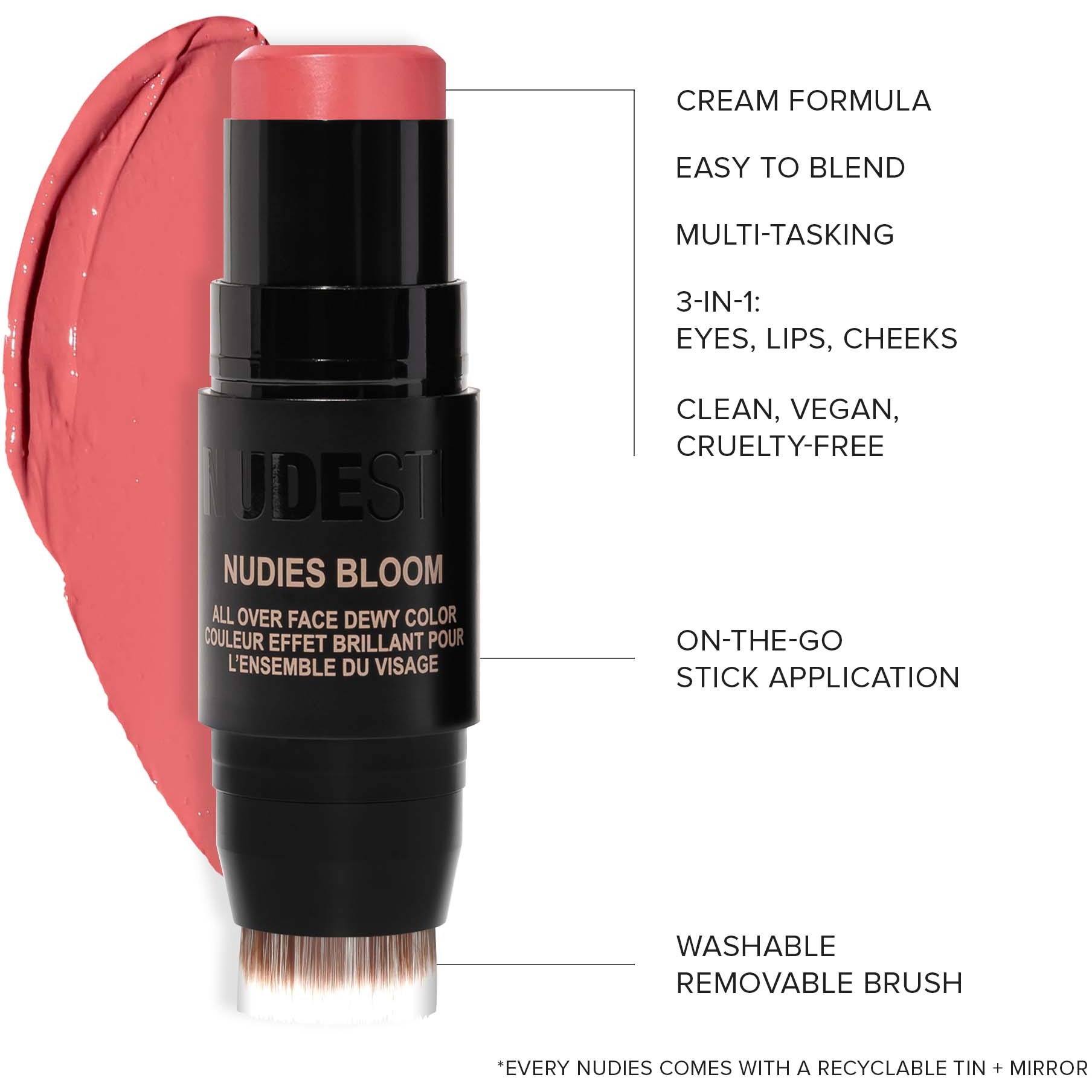 Nudestix Nudies Bloom Blush Sweet Cheeks (obrázok 5)