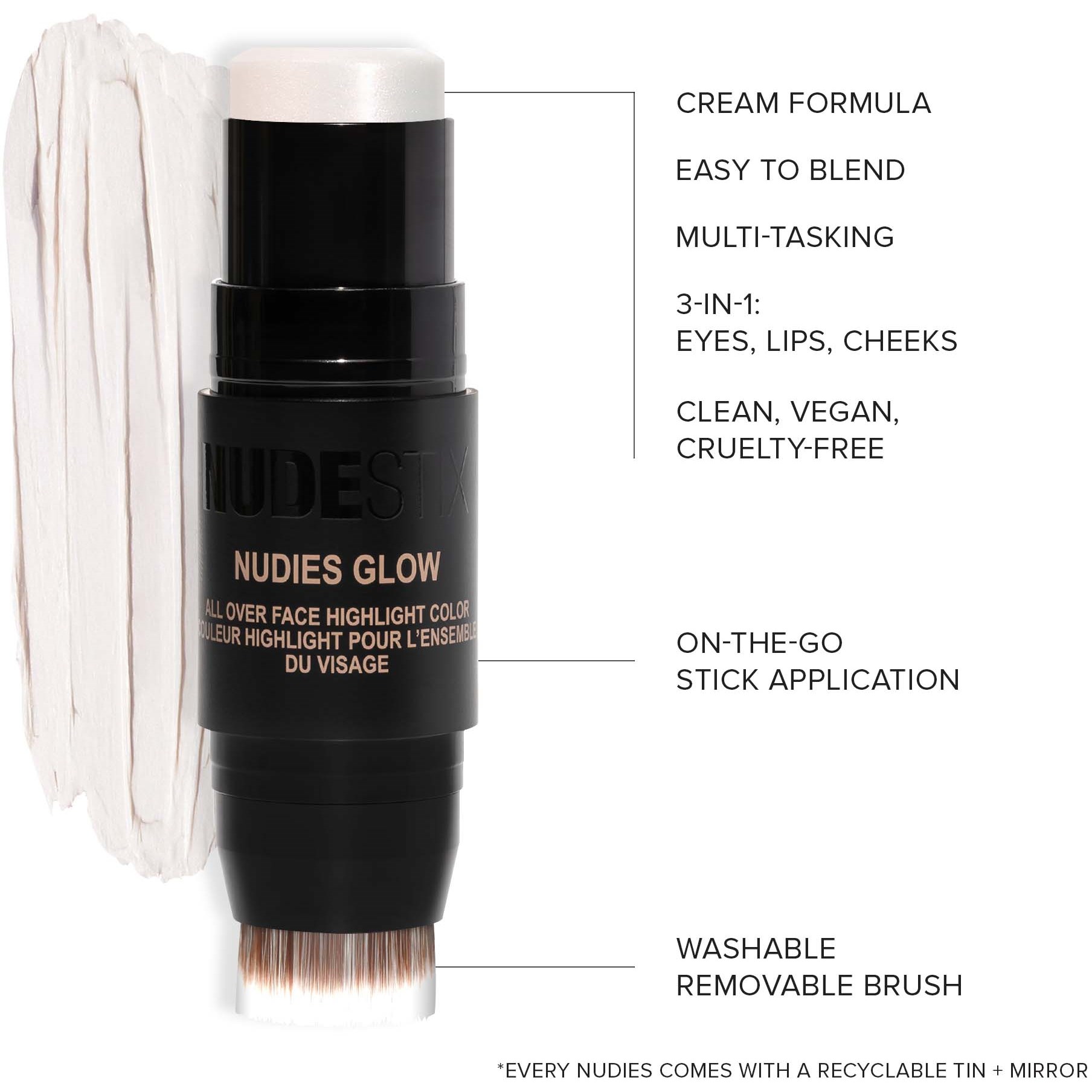 Nudestix Nudies Glow Ice Ice Baby (obrázok 5)