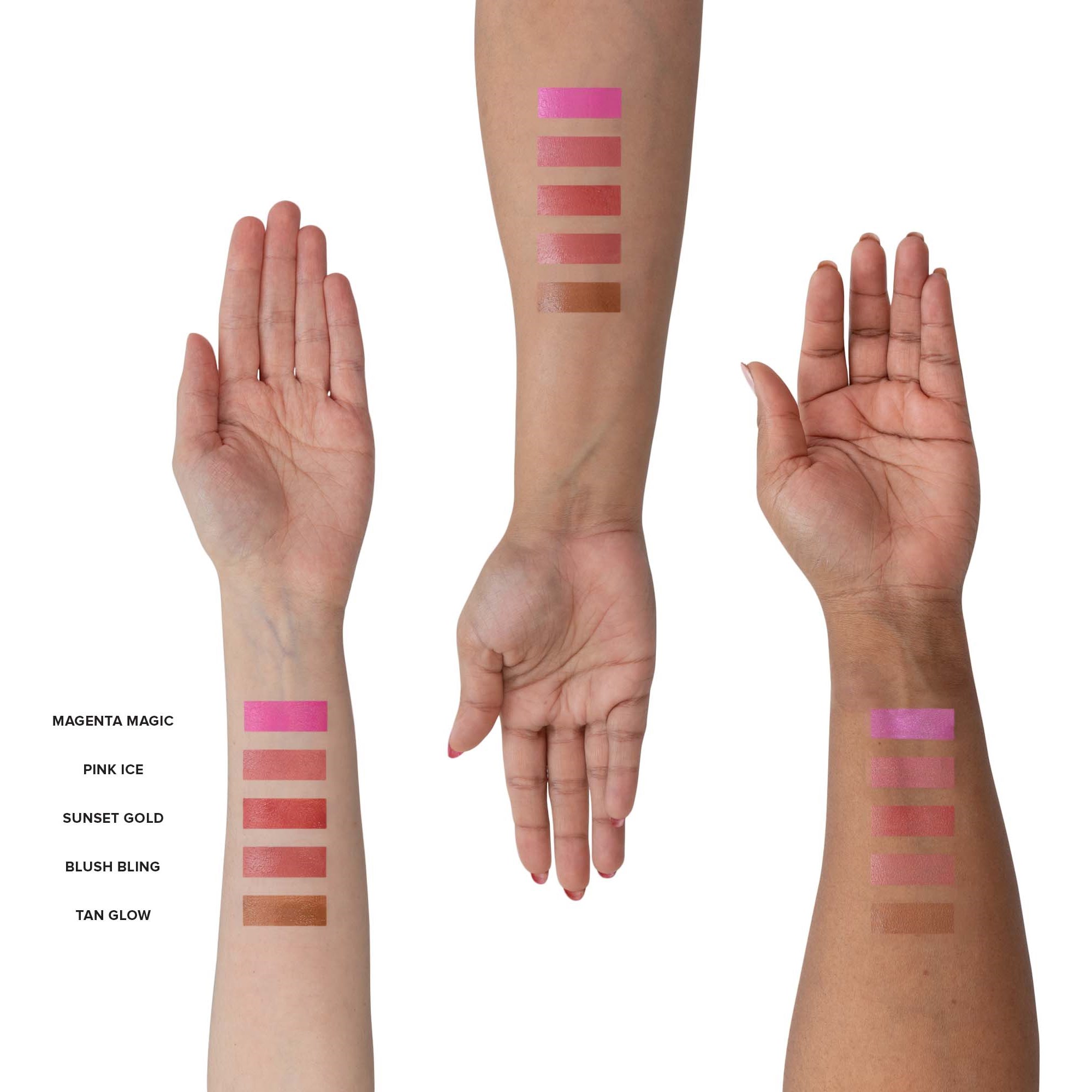 Nudestix Nudies Matte + Glow Core Pink Ice (obrázok 5)