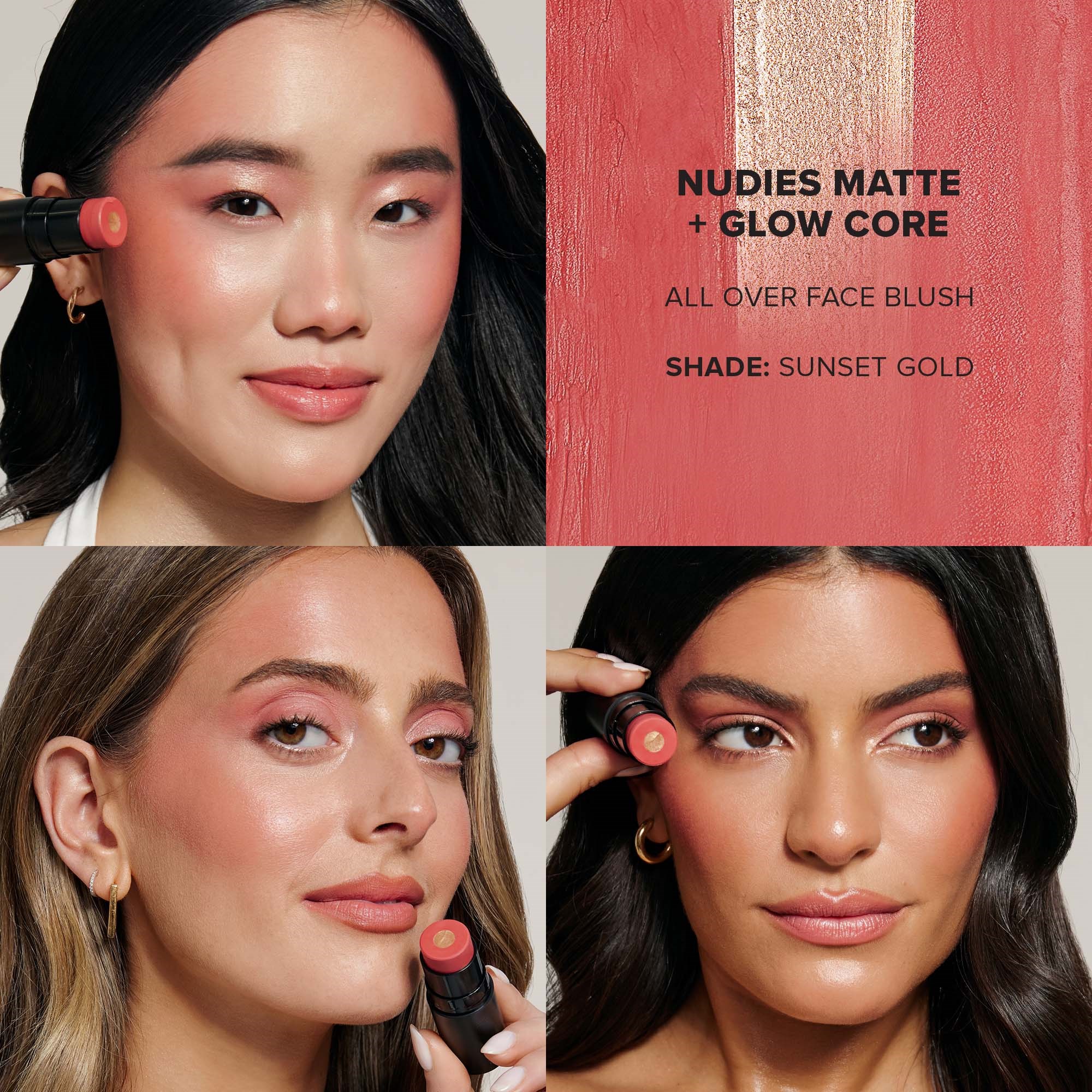 Nudestix Nudies Matte + Glow Core Sunset Gold (obrázok 3)