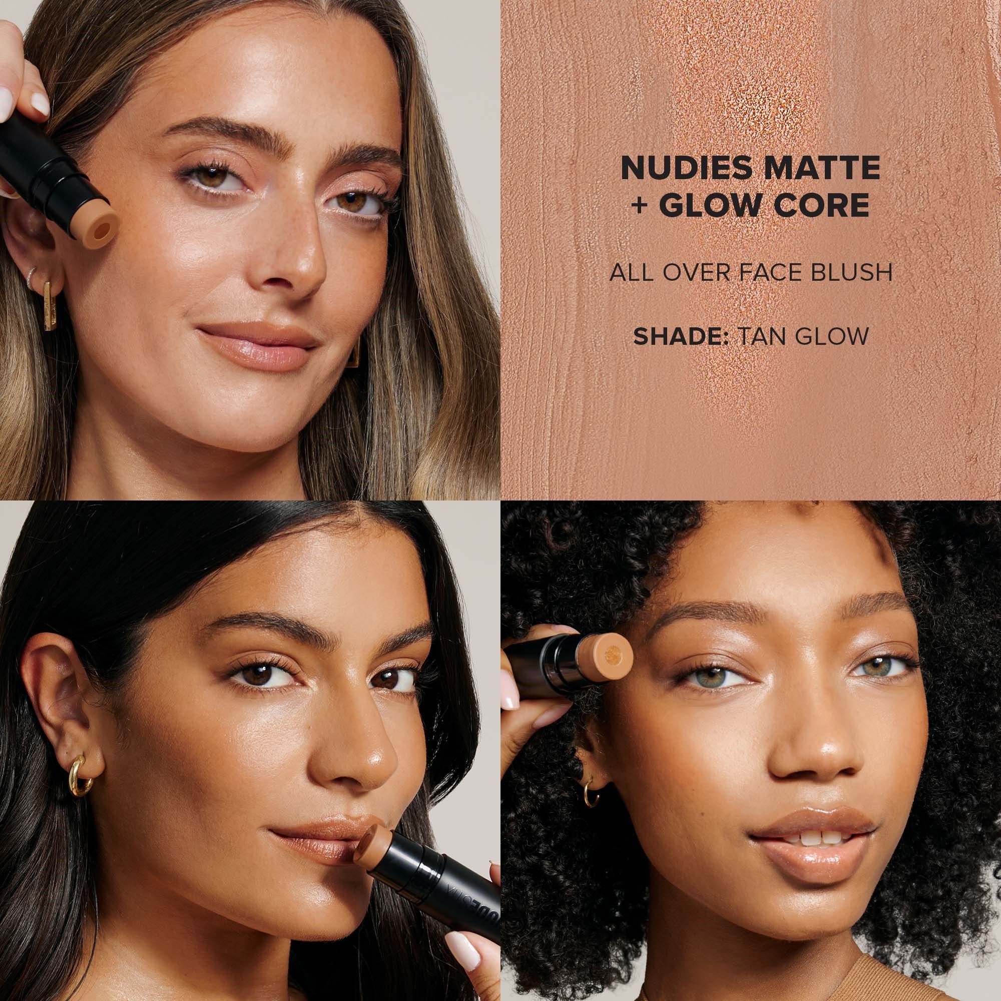 Nudestix Nudies Matte + Glow Core Tan Glow (obrázok 3)