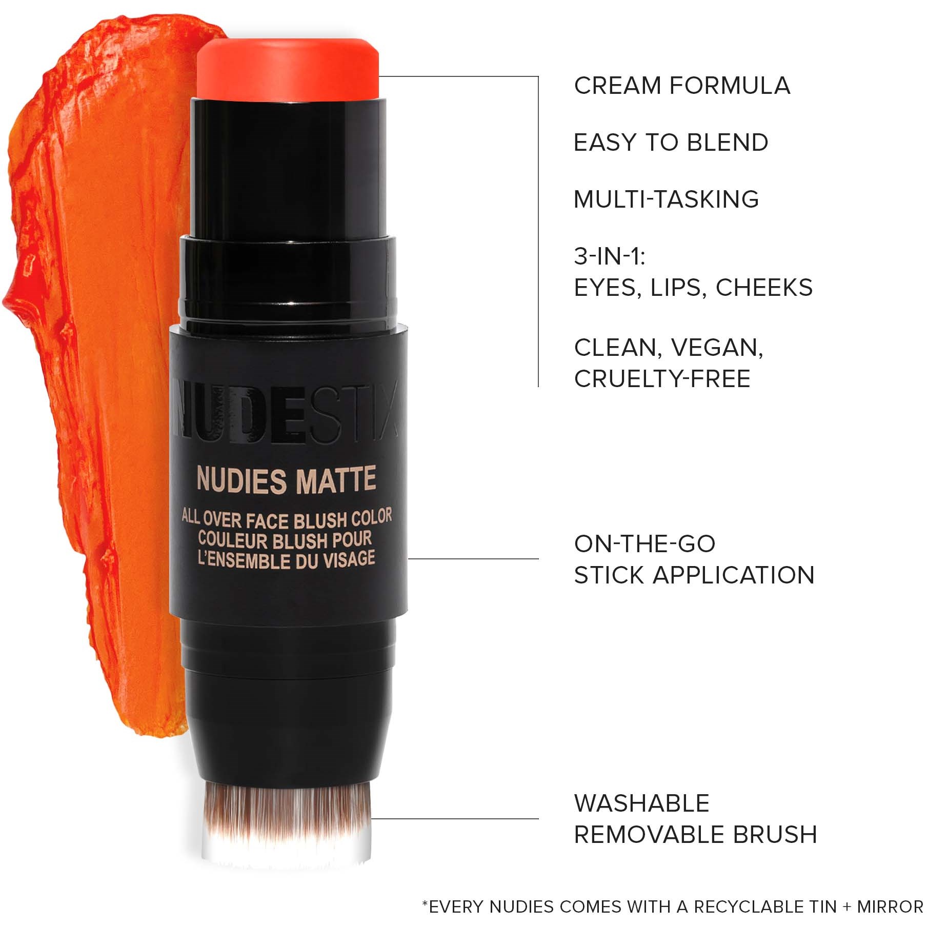 Nudestix Nudies Matte Blush Picante (obrázok 5)