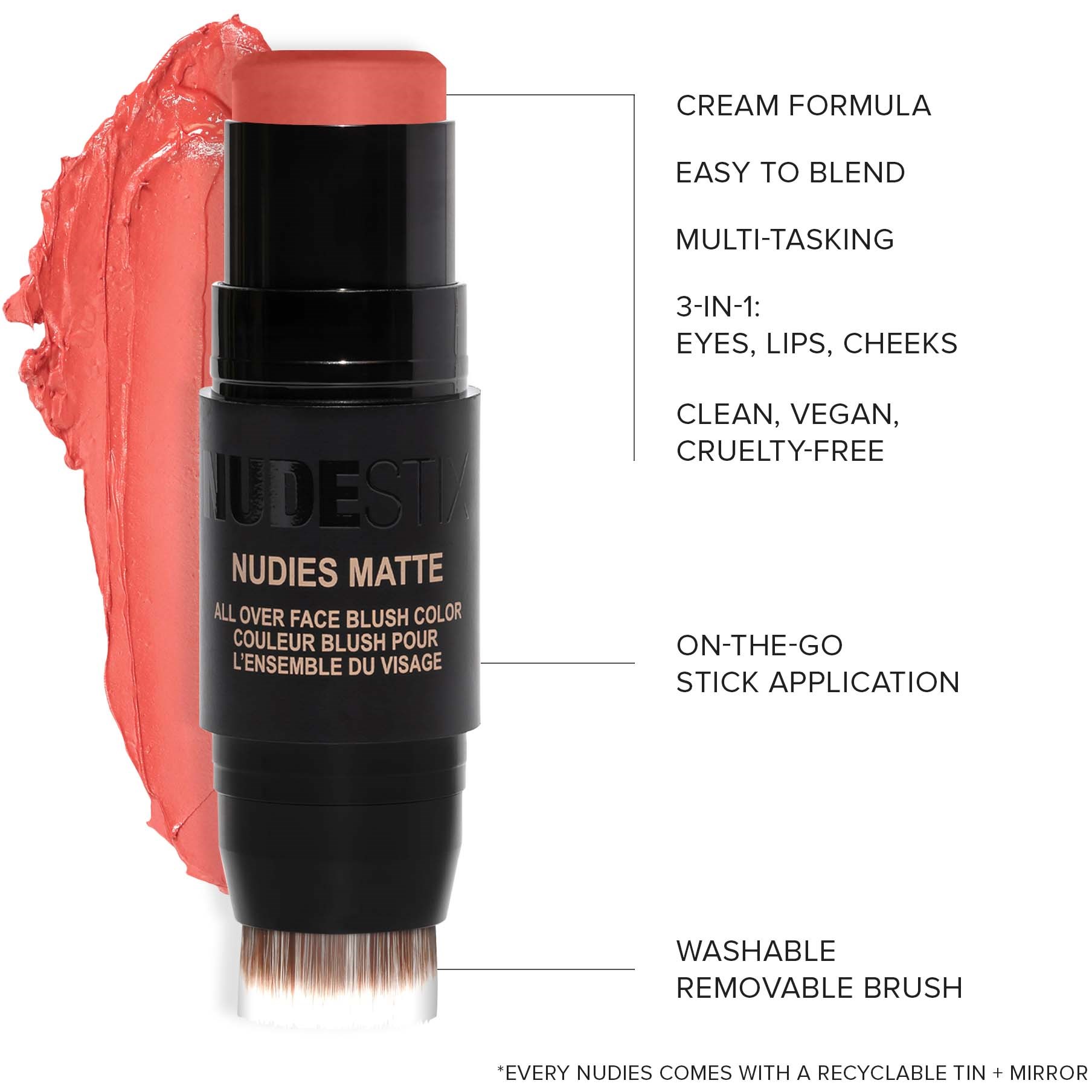 Nudestix Nudies Matte Blush Sunset Strip (obrázok 4)