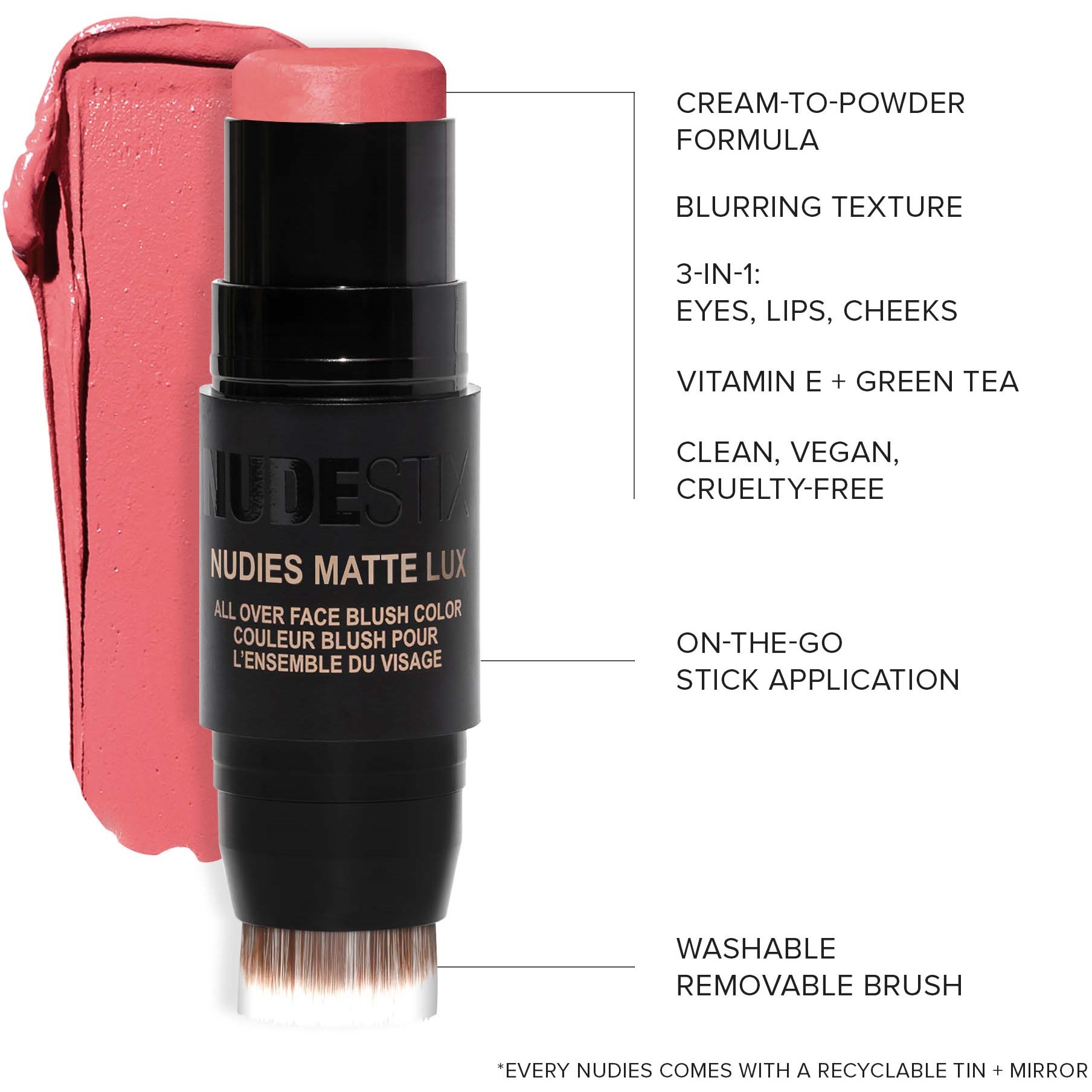 Nudestix Nudies Matte Lux Nude Buff (obrázok 4)