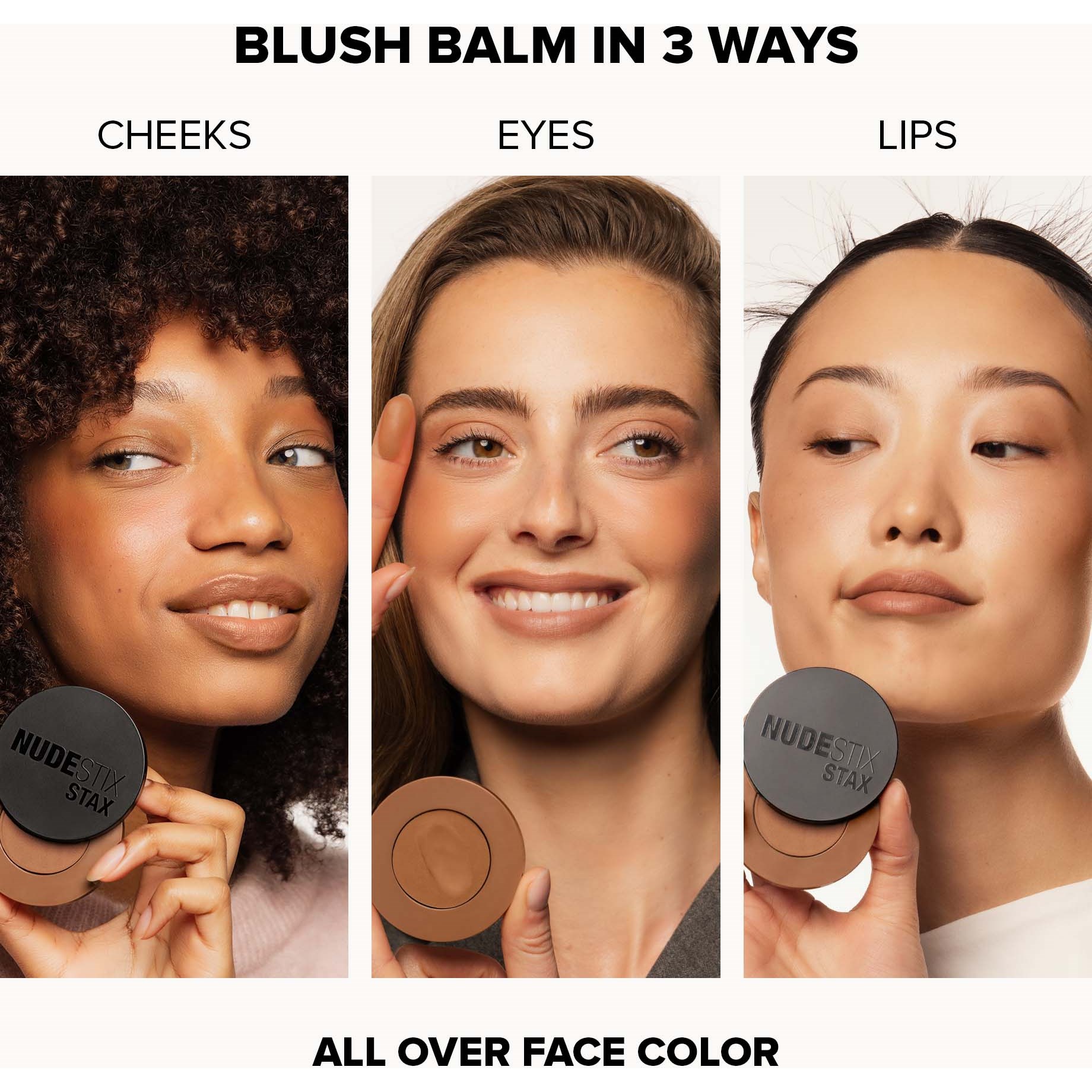 Nudestix Stax All Over Color Blush Balm Sunstone (obrázok 5)