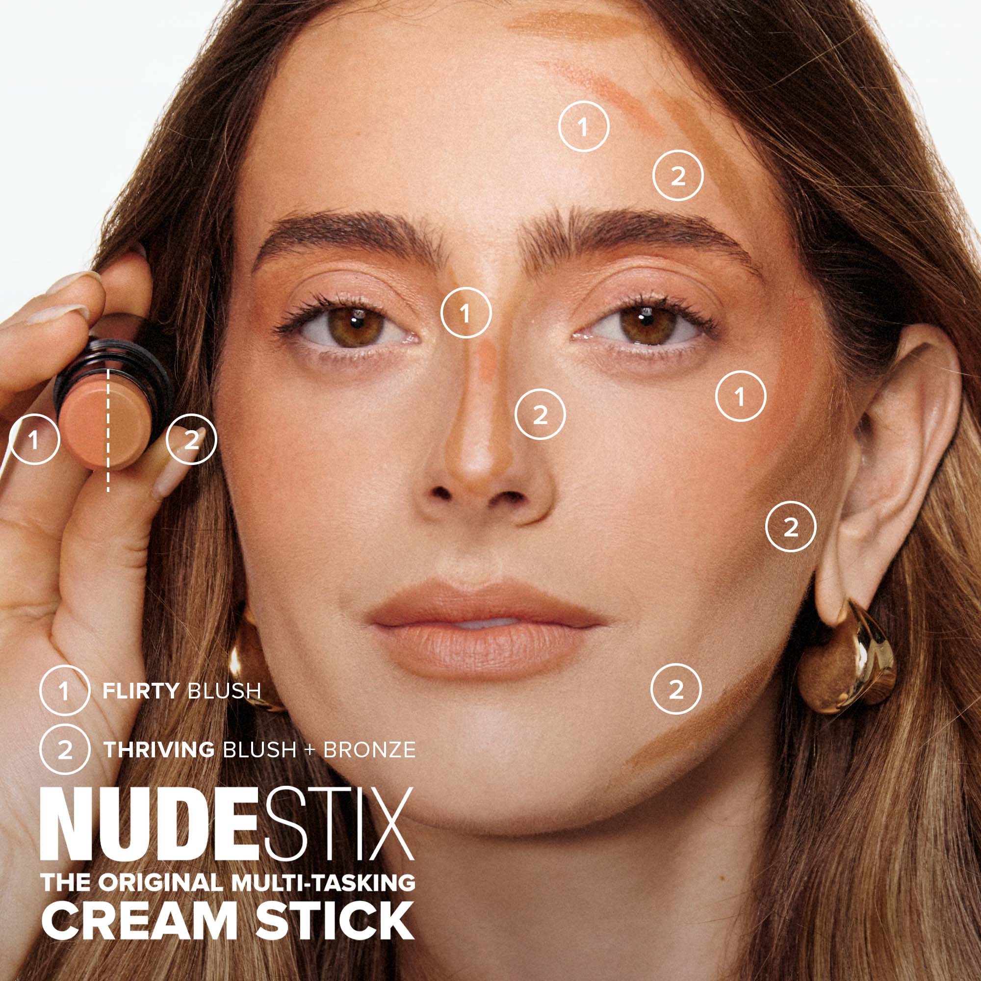 Nudestix The Glamzilla Dirty 30 Blush Kit (obrázok 8)