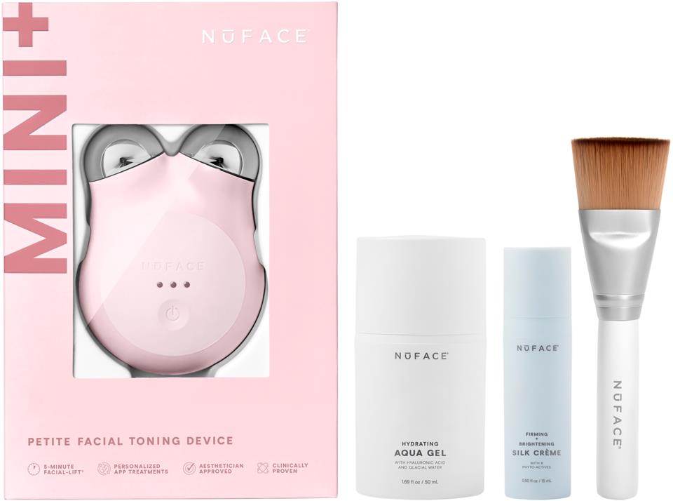 NuFACE® Mini+ Smart Petit Facial Toning Kit Sandy Rose