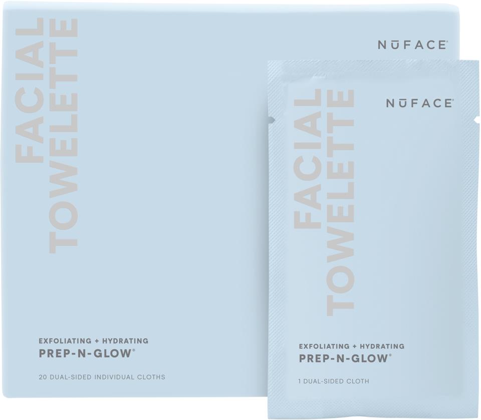 NuFACE® Prep-N-Glow Cleansing Cloth 20pcs