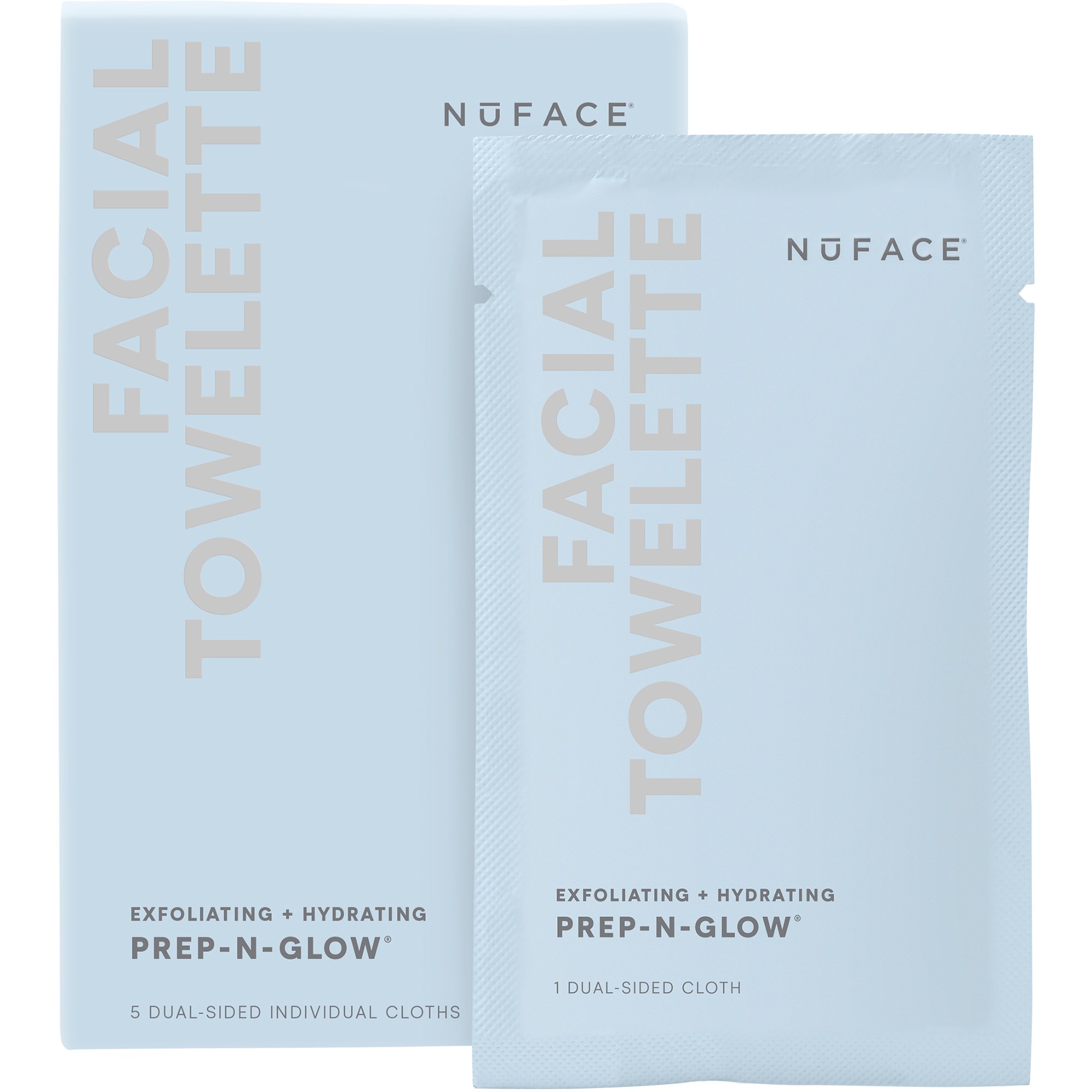 NuFACE Prep-N-Glow Cleansing Cloth 5 st