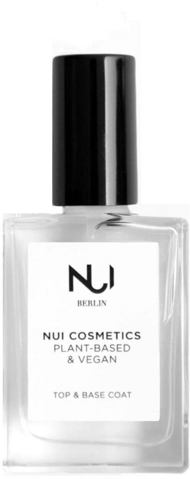 NUI Cosmetics Natural & Vegan Nailcolor Top & Base Coat 14 ml