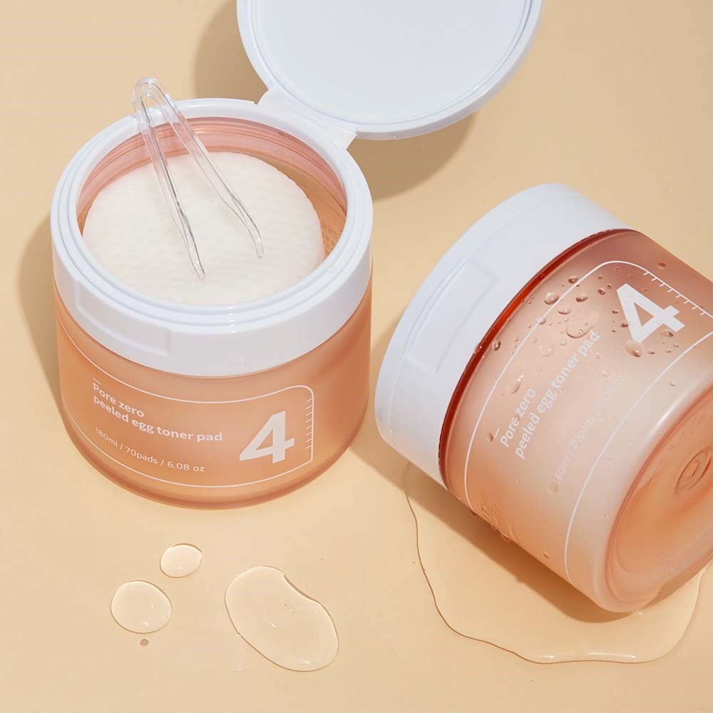 Alternativ bild 1 för numbuzin No.4 Pore Zero Peeled Egg Toner Pad (70 pads) 190 ml