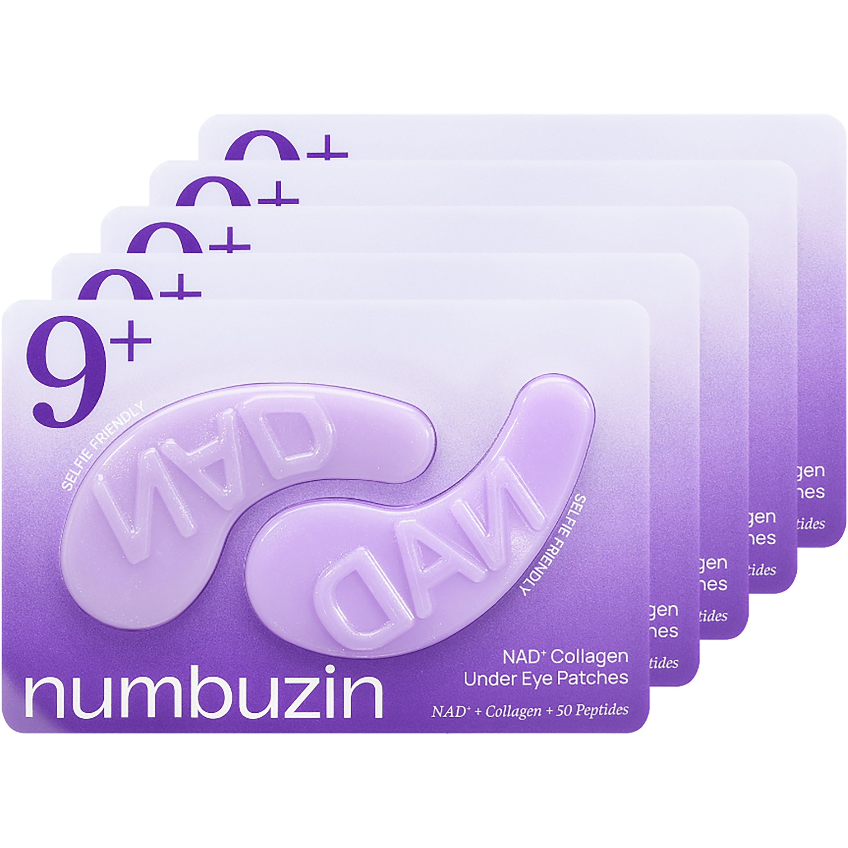 numbuzin No.9 NAD+ Collagen Under Eye Patches 5pcs 40 ml billede