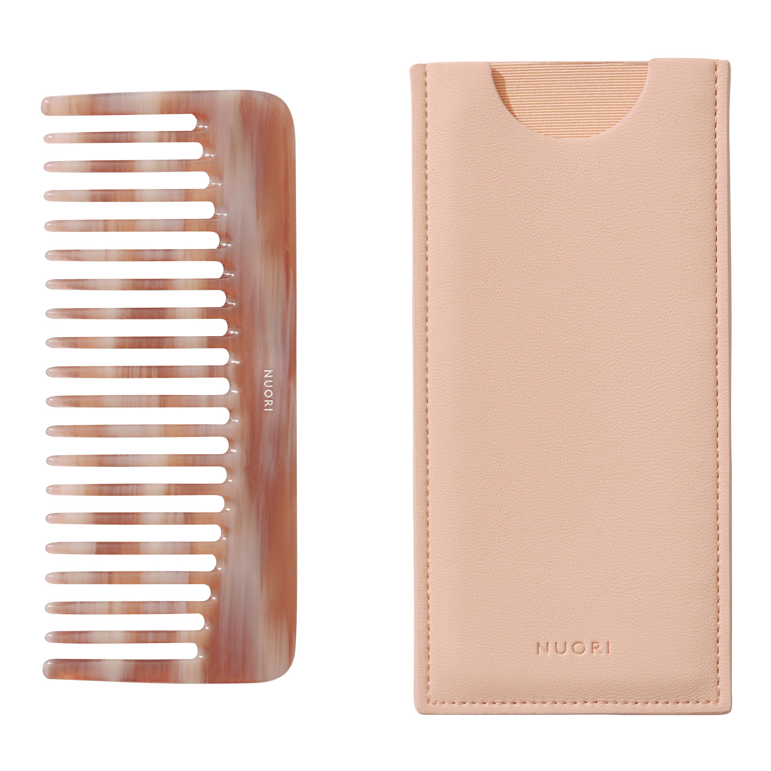 Nuori Detangling Comb Tortoise Rose